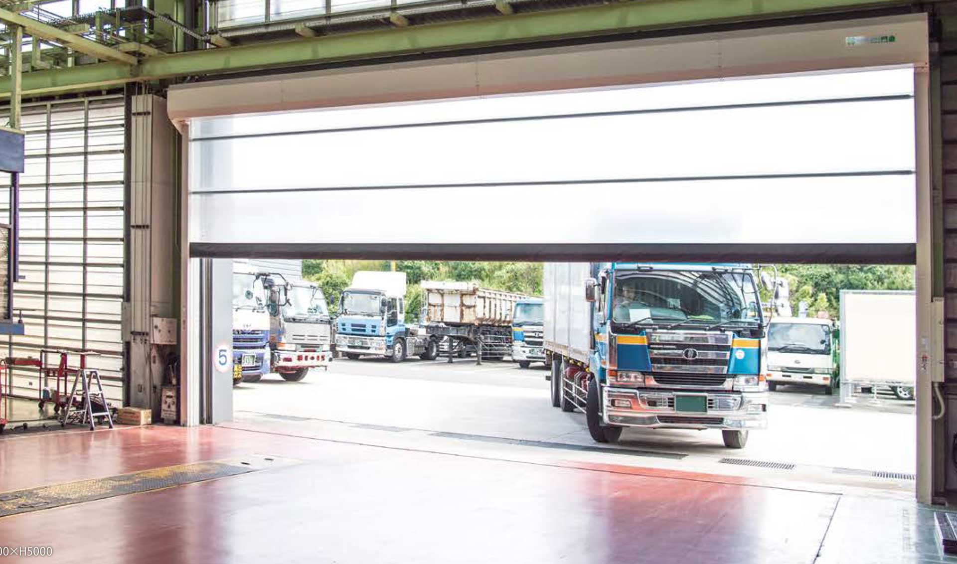 シートシャッター取付